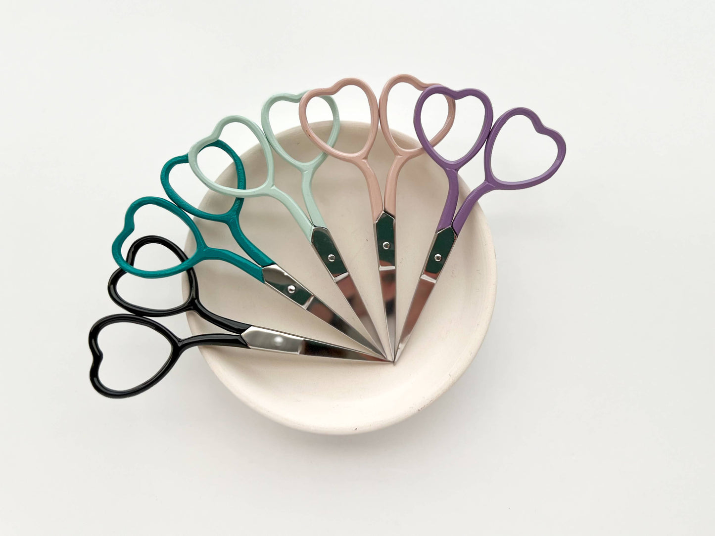 Heart embroidery scissors, small sewing scissors