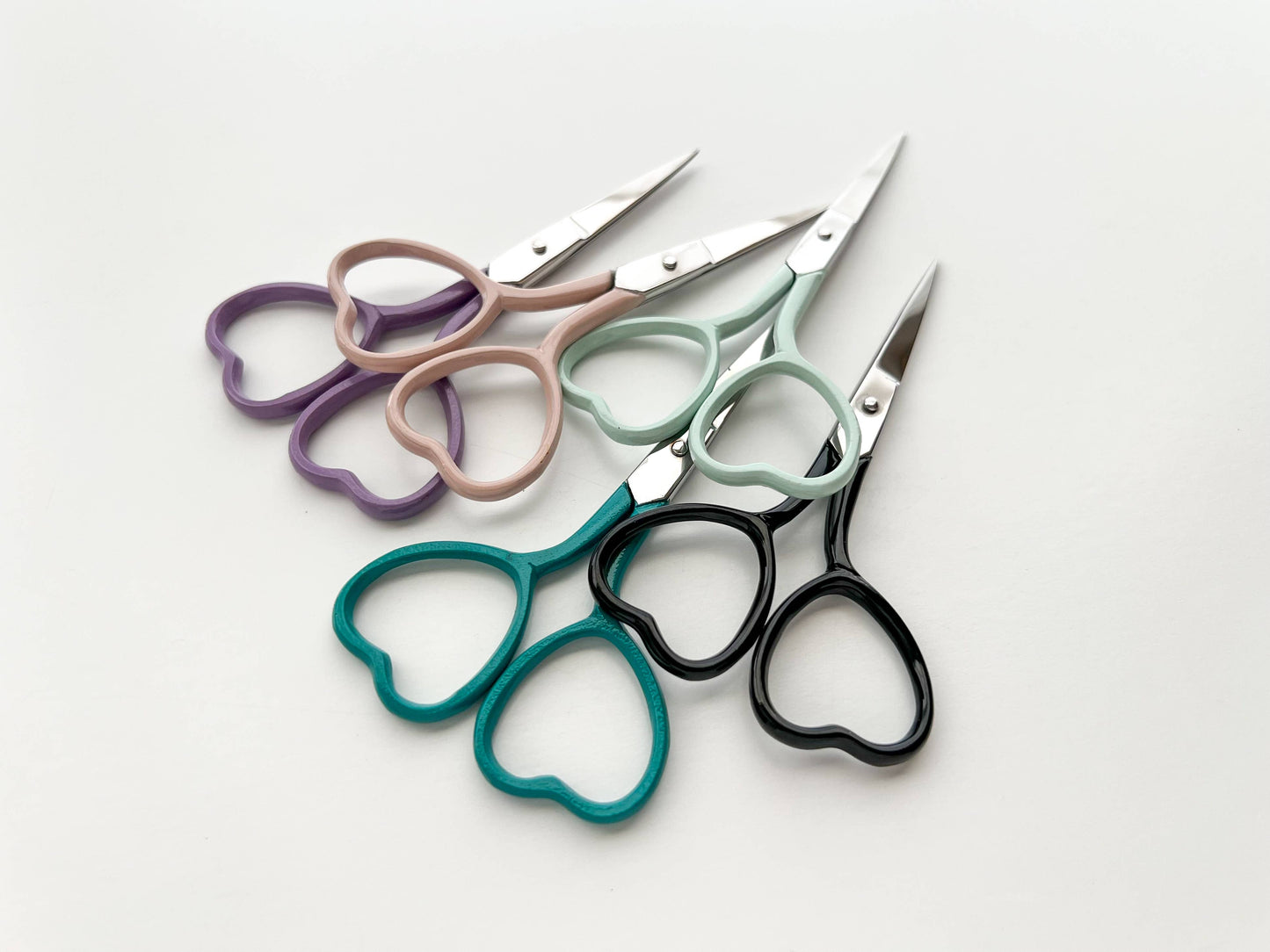 Heart embroidery scissors, small sewing scissors