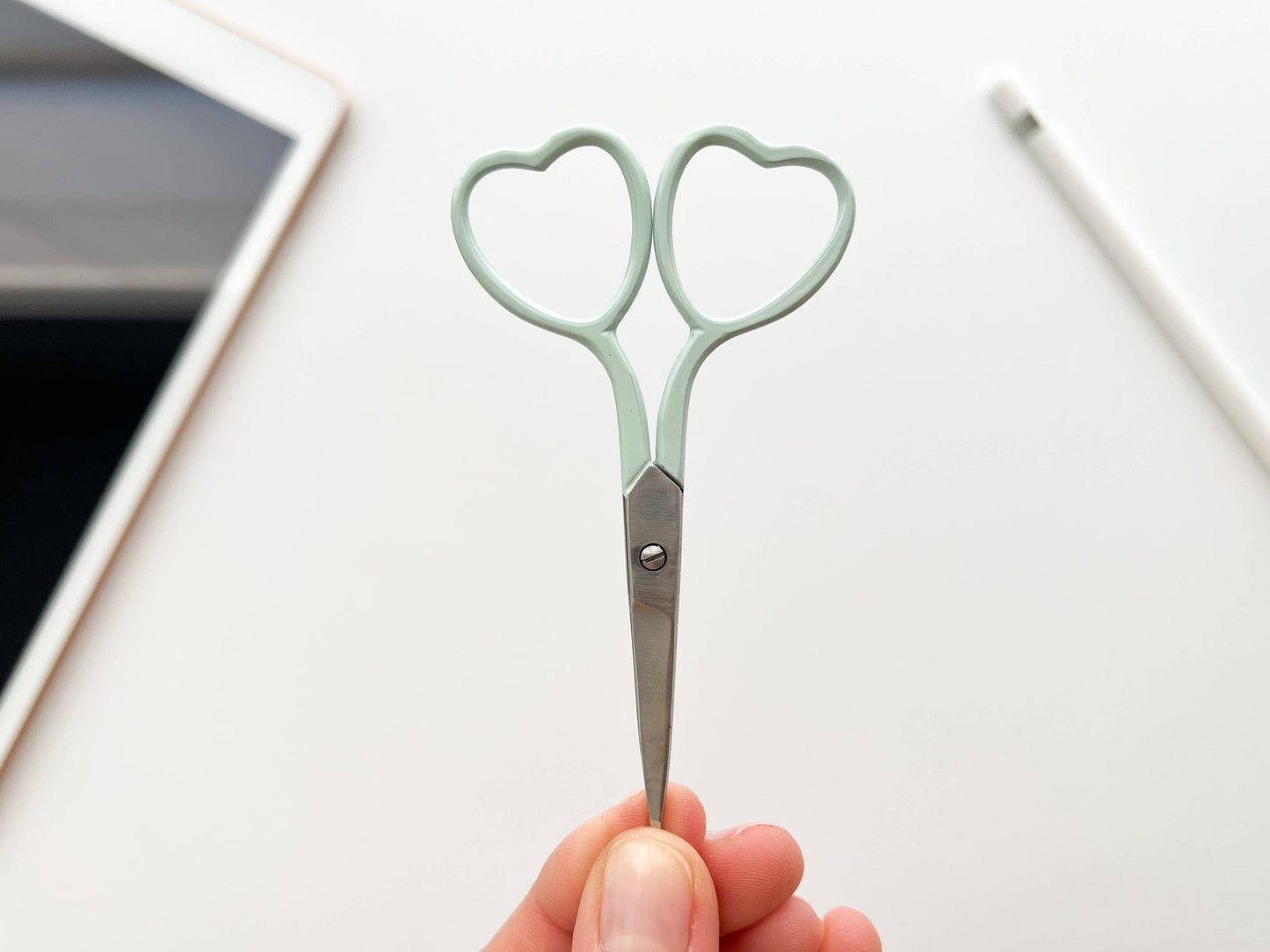 Heart embroidery scissors, small sewing scissors