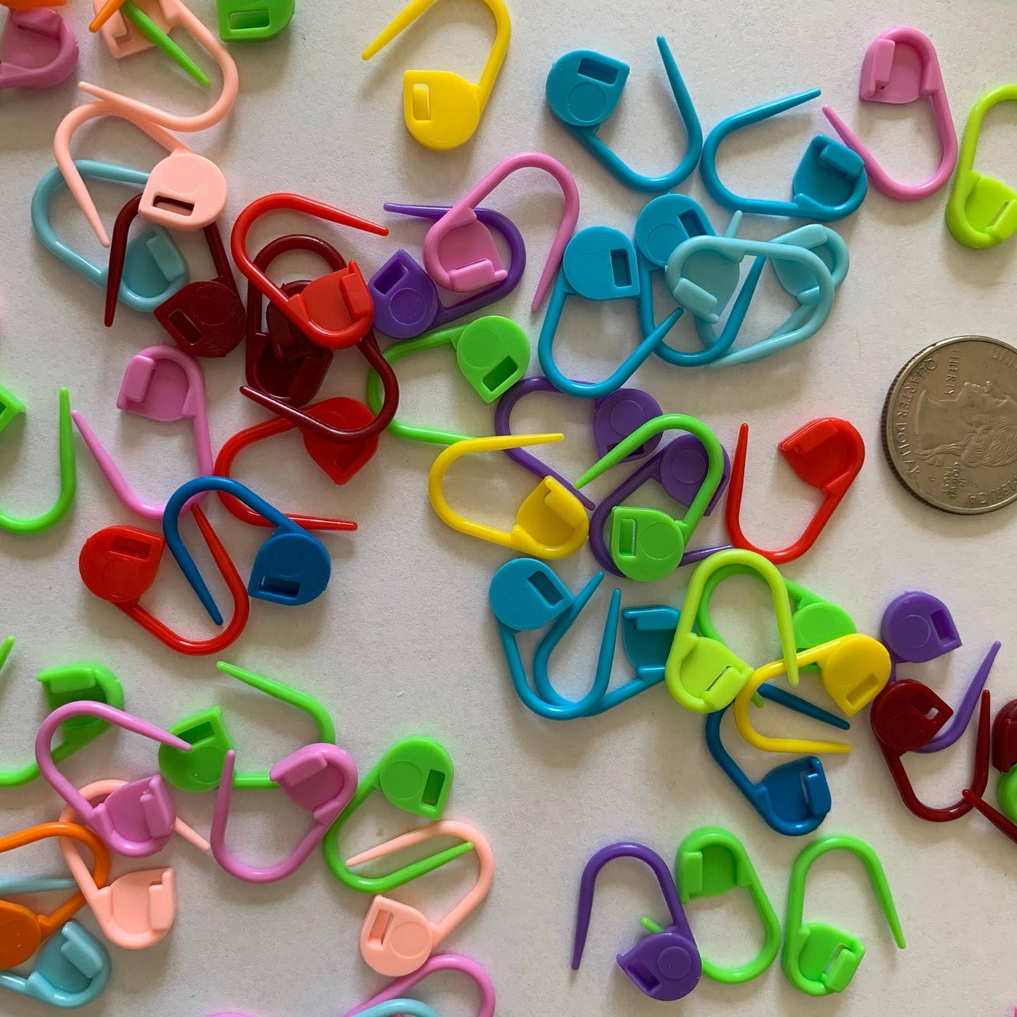 Crochet Knitting Plastic Markers, Plastic Safety Pin, Stitch
