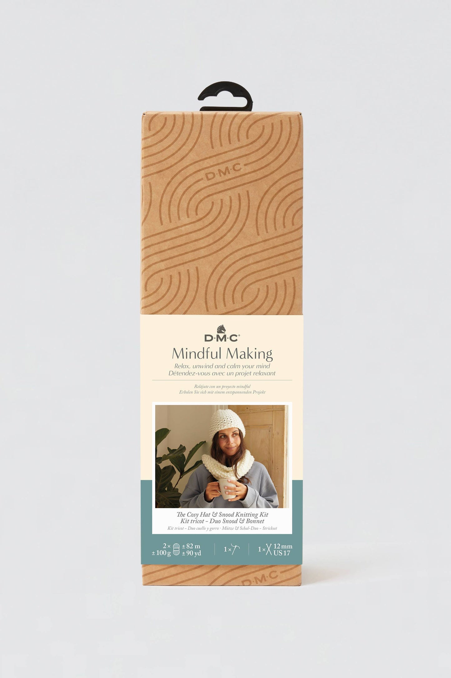 The Cozy Hat & Snood Knitting Kit-TR106KS